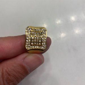 Mens rhinestone ring